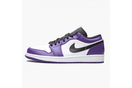Buy Jordan 1 Retro Low Court Purple 553558-500 Shoes