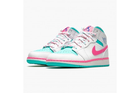 Cheap Jordan 1 Mid Digital Pink 555112-102 Shoes