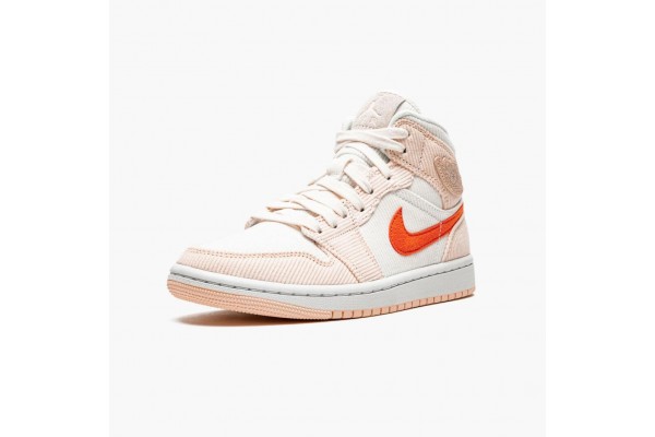 Cheap Jordan 1 Mid SE Corduroy Sail DA8009-108 Shoes