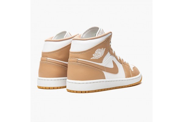 Cheap Jordan 1 Mid Tan Gum 554724-271 Shoes