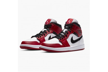 Latest Jordan 1 Mid Chicago 2020 554724-173 Shoes