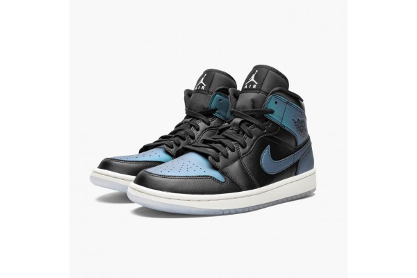 Buy Jordan 1 Mid Iridescent Black BQ6472-009 Shoes