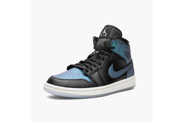 Buy Jordan 1 Mid Iridescent Black BQ6472-009 Shoes