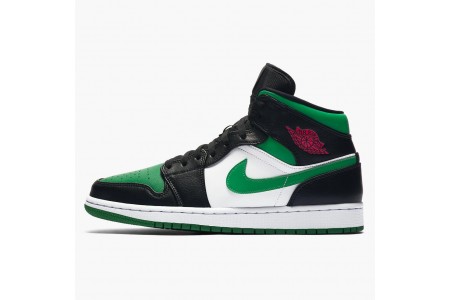 Good Jordan 1 Mid Pine Green 554724-067 Shoes