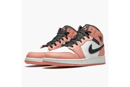 Shop Jordan 1 Mid Pink Quartz 555112-603 Shoes