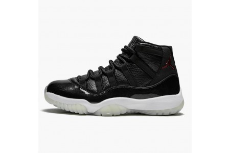 New Jordan 11 Retro 72 10 Black Gym Red White Anthracite Black 378037-002 Shoes