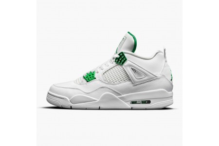 New Jordan 4 Retro Metallic Green CT8527-113 Shoes