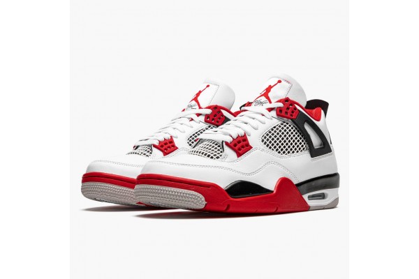 Shop Jordan 4 Retro OG Fire Red 2020 DC7770-160 Shoes