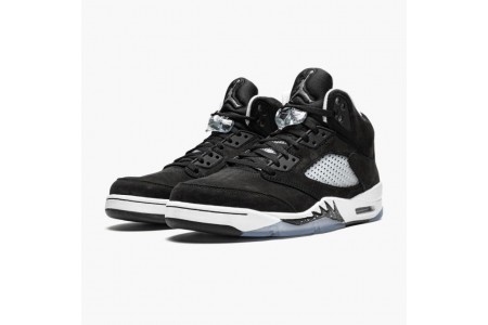 New Jordan 5 Oreo 2021 Black White Cool Grey CT4838-011 Shoes