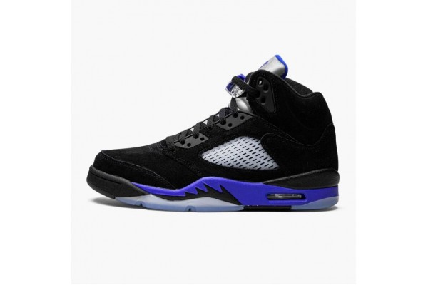 Shop Jordan 5 Retro Racer Blue With Black Blue CT4838-004 Shoes