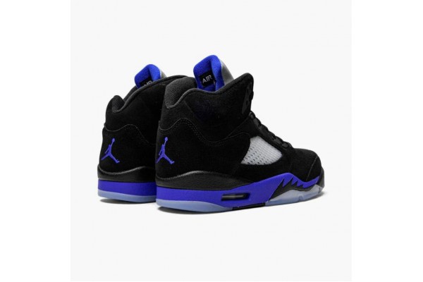 Shop Jordan 5 Retro Racer Blue With Black Blue CT4838-004 Shoes