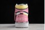 New Air Jordan 1 GS High Pink White Black Yellow Womens 556298 009 