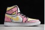 New Air Jordan 1 GS High Pink White Black Yellow Womens 556298 009 