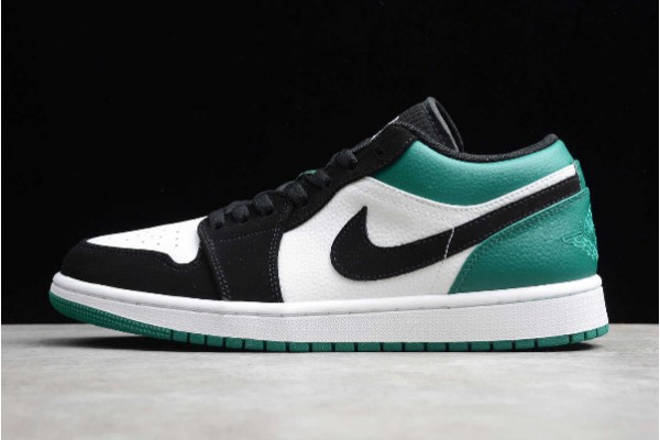 Hot Air Jordan 1 Low White Black Mystic Green Men 553558 113 