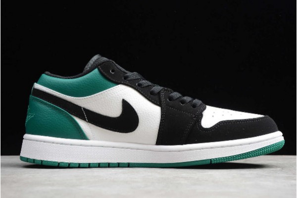 Hot Air Jordan 1 Low White Black Mystic Green Men 553558 113 