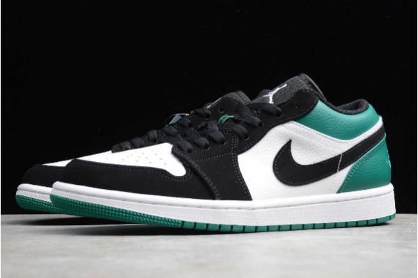 Hot Air Jordan 1 Low White Black Mystic Green Men 553558 113 