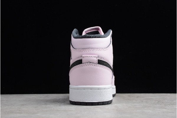 Best Air Jordan 1 Mid GS Pink Foam Womens 555112 601 