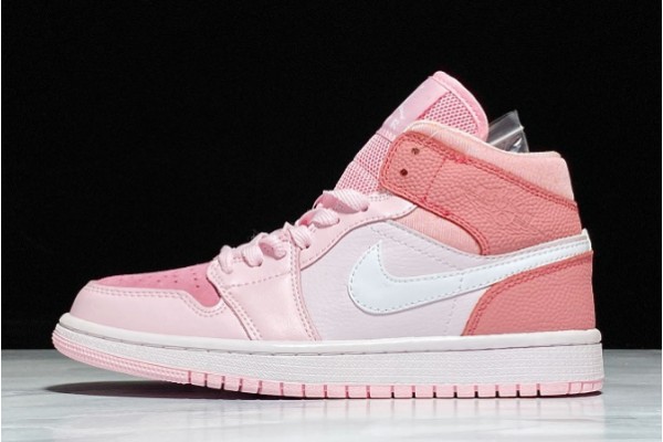 Cheap Air Jordan 1 Mid in Digital Pink Releasing Soon Womens CW5379 600 