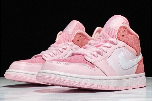 Cheap Air Jordan 1 Mid in Digital Pink Releasing Soon Womens CW5379 600 