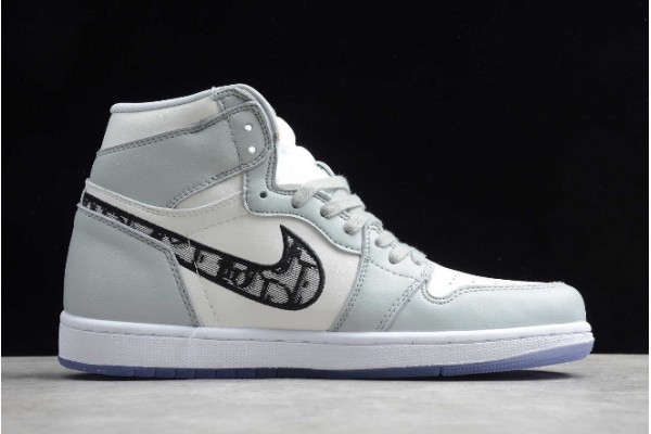 Newest Air Jordan 1 High OG AJ1 Grey White Black Mens 553668 999 