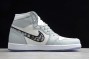 Newest Air Jordan 1 High OG AJ1 Grey White Black Mens 553668 999 