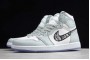 Newest Air Jordan 1 High OG AJ1 Grey White Black Mens 553668 999 