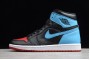 2021 Air Jordan 1 High OG Black Blue Womens CZ4385 016 