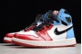 Best Air Jordan 1 High OG Fearless White University Blue Varsity Red Black CK5666 100 