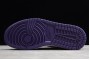 Latest Air Jordan 1 Low Court Purple Black White Youth 553558 125
