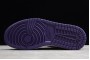 Latest Air Jordan 1 Low Court Purple Black White Youth 553558 125 