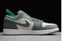 Fashion Air Jordan 1 Low Military Green White Hyper Crimson Light Bone Mens 553558 121 