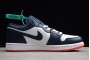 Newest Air Jordan 1 Low Obsidian Ember Glow White Mens 553558 481 