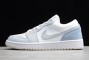 Best Air Jordan 1 Low Paris White Sky Grey Basketball Grey Mens CV3043 100 