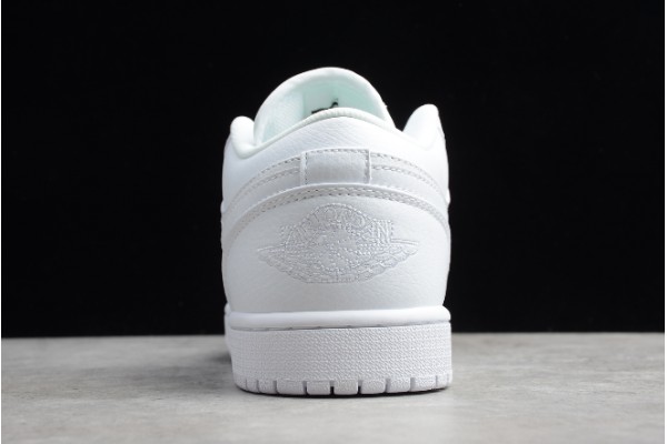 Buy Air Jordan 1 Low Returning in Triple White Youth 553558 130 