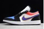 Cheap Air Jordan 1 Low Rivals Court Bright Black Crimson White cj9216 051 