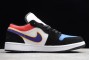 Cheap Air Jordan 1 Low Rivals Court Bright Black Crimson White cj9216 051 