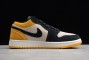 Fashion Air Jordan 1 Low Sail University Gold Black  Mens 553558 127 