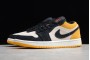 Fashion Air Jordan 1 Low Sail University Gold Black  Mens 553558 127 