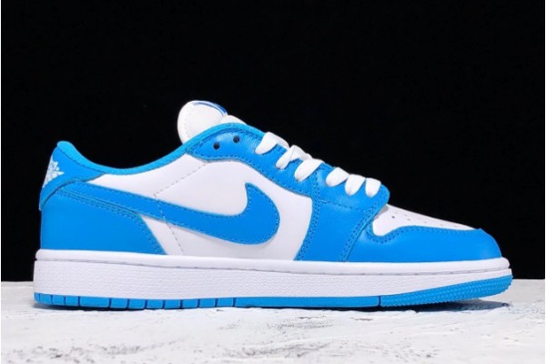 Best Air Jordan 1 Low UNC Dark Powder Blue White Youth CDCJ7891 401 