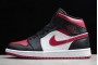 Hot Air Jordan 1 Mid Bred Toe Authentic Mens 554724 066 