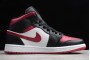 Hot Air Jordan 1 Mid Bred Toe Authentic Mens 554724 066 