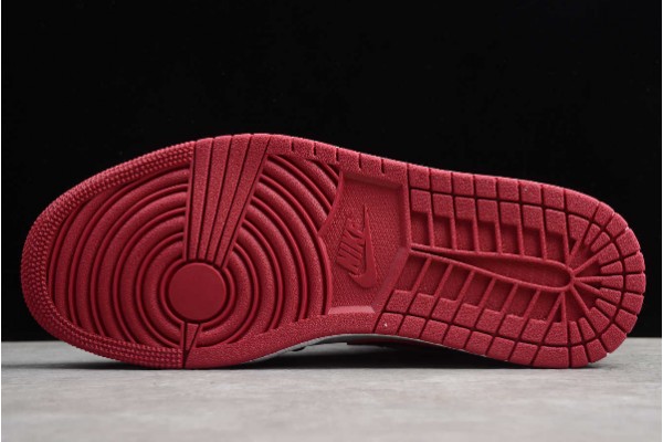 Hot Air Jordan 1 Mid Bred Toe Authentic Mens 554724 066