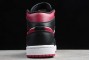 Hot Air Jordan 1 Mid Bred Toe Authentic Mens 554724 066 