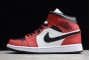 2021 Air Jordan 1 Mid Chicago Black Toe Black Gym Red White Mens 554724 069 