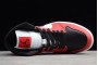 2021 Air Jordan 1 Mid Chicago Black Toe Black Gym Red White Mens 554724 069