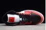 2021 Air Jordan 1 Mid Chicago Black Toe Black Gym Red White Mens 554724 069 