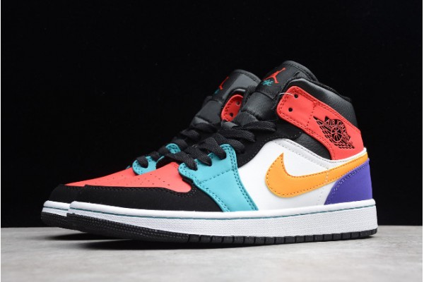 Buy Air Jordan 1 Mid GS Multi Color 554725 125 