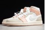 New Air Jordan 1 Mid Milan Sail Light Bone String Shimmer Youth CV3044 100 