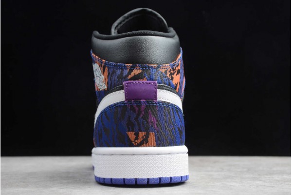 Buy Air Jordan 1 Mid Multi Color Tiger Stripe Youth AV5174 005 