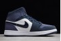 Fashion Air Jordan 1 Mid Obsidian Sanded Purple Mens 554724 445 